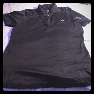 Hurradura tequila black golf shirt